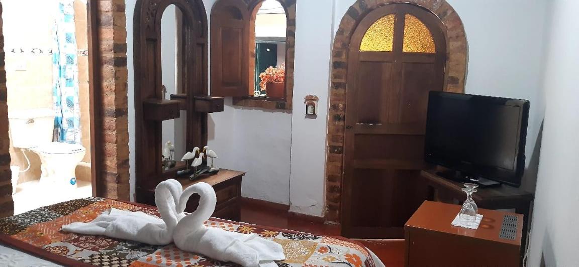 Hospederia Colonial De Villa De Leyva Exteriér fotografie