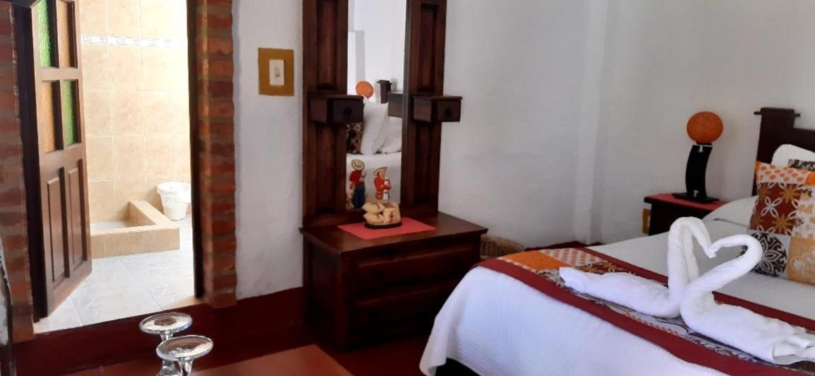 Hospederia Colonial De Villa De Leyva Exteriér fotografie